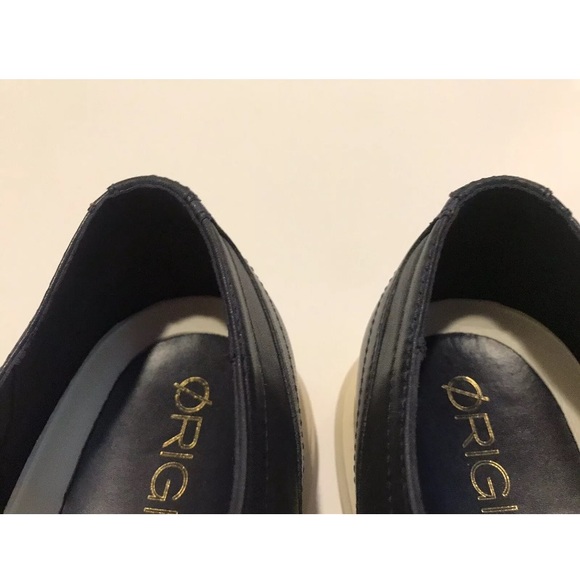 COLE HAAN ORIGINALGRAND WINGTIP OXFORD NAVY Men 10 - Picture 6 of 8